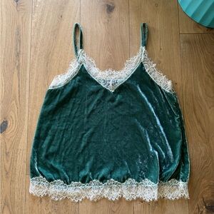 Anthropologie Velvet Cami